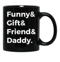 Dad Tax Mug, Father Days 35 Black Coffee Mug - Black
