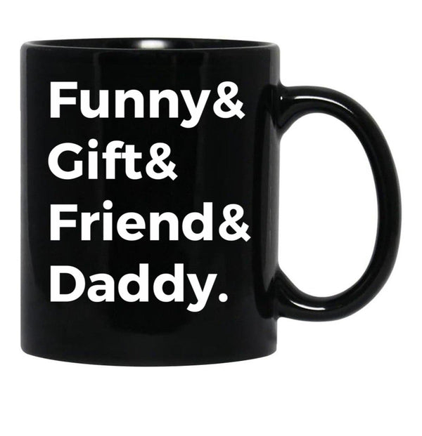 Dad Tax Mug, Father Days 35 Black Coffee Mug - Black