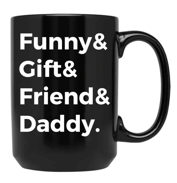 Dad Tax Mug, Father Days 35 Black Coffee Mug - Black