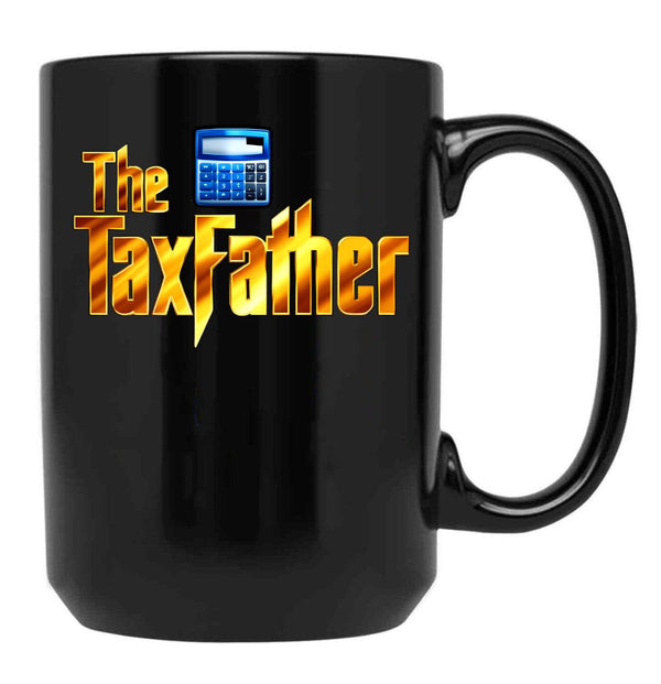 Dad Tax Mug, Father Days 36 Black Coffee Mug - Black