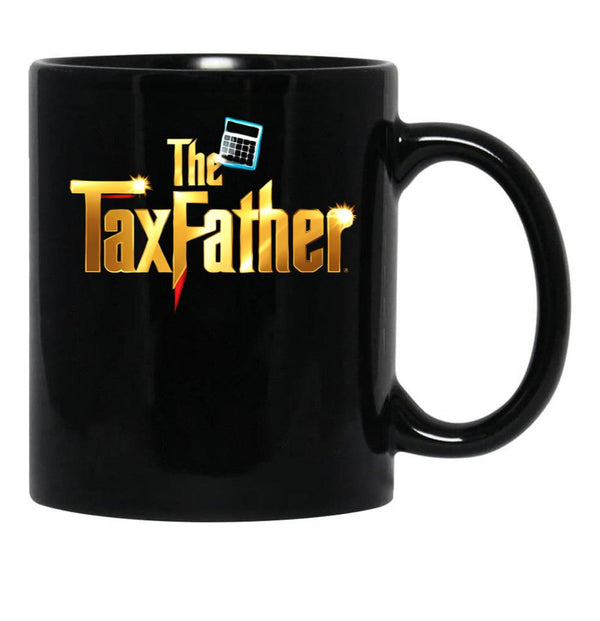 Dad Tax Mug, Dad Black Coffee Mug - Black