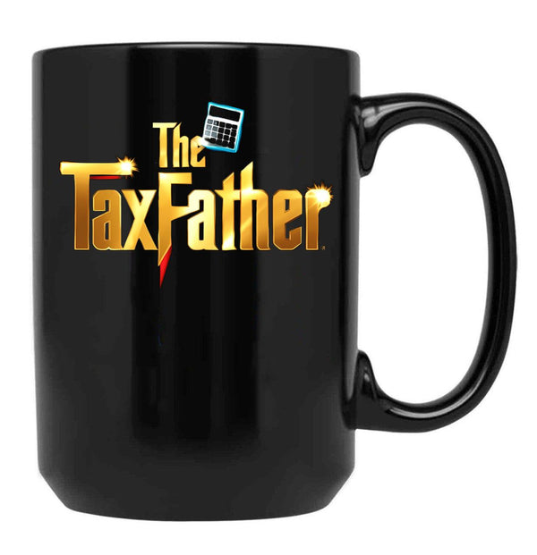 Dad Tax Mug, Dad Black Coffee Mug - Black