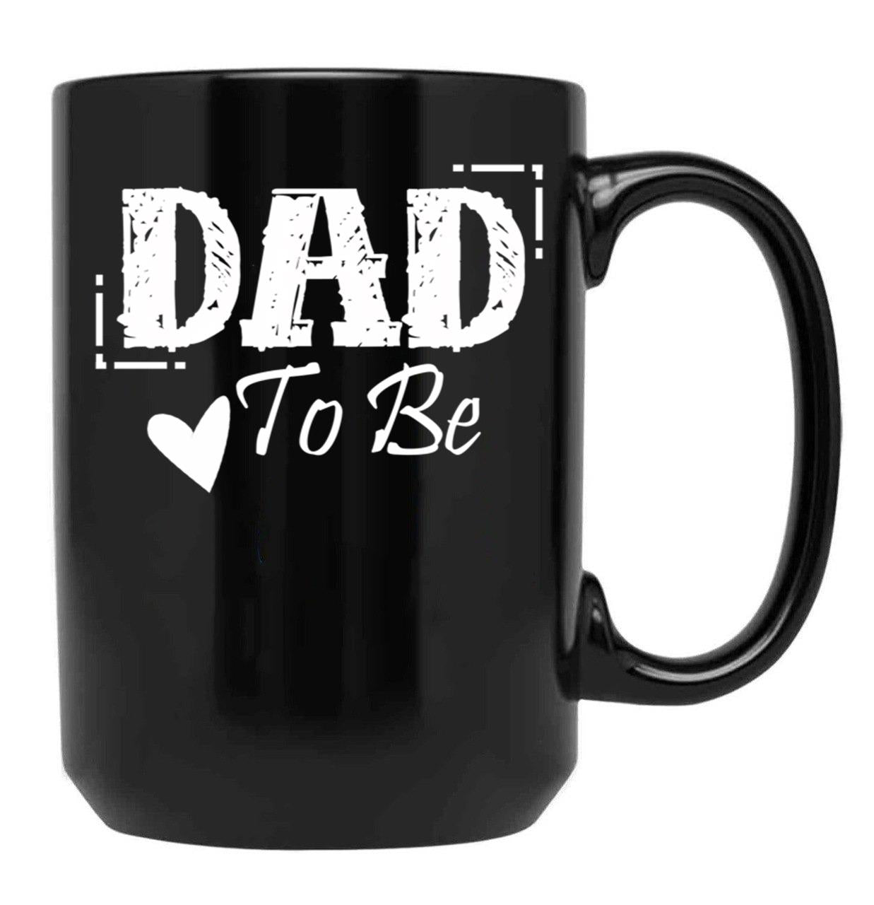 Dad To Be For All Dads Black Coffee Mug - Black