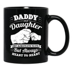 Daddy And Daughter Daddy And Daughter _By Doczen_ Black Coffee Mug - Black
