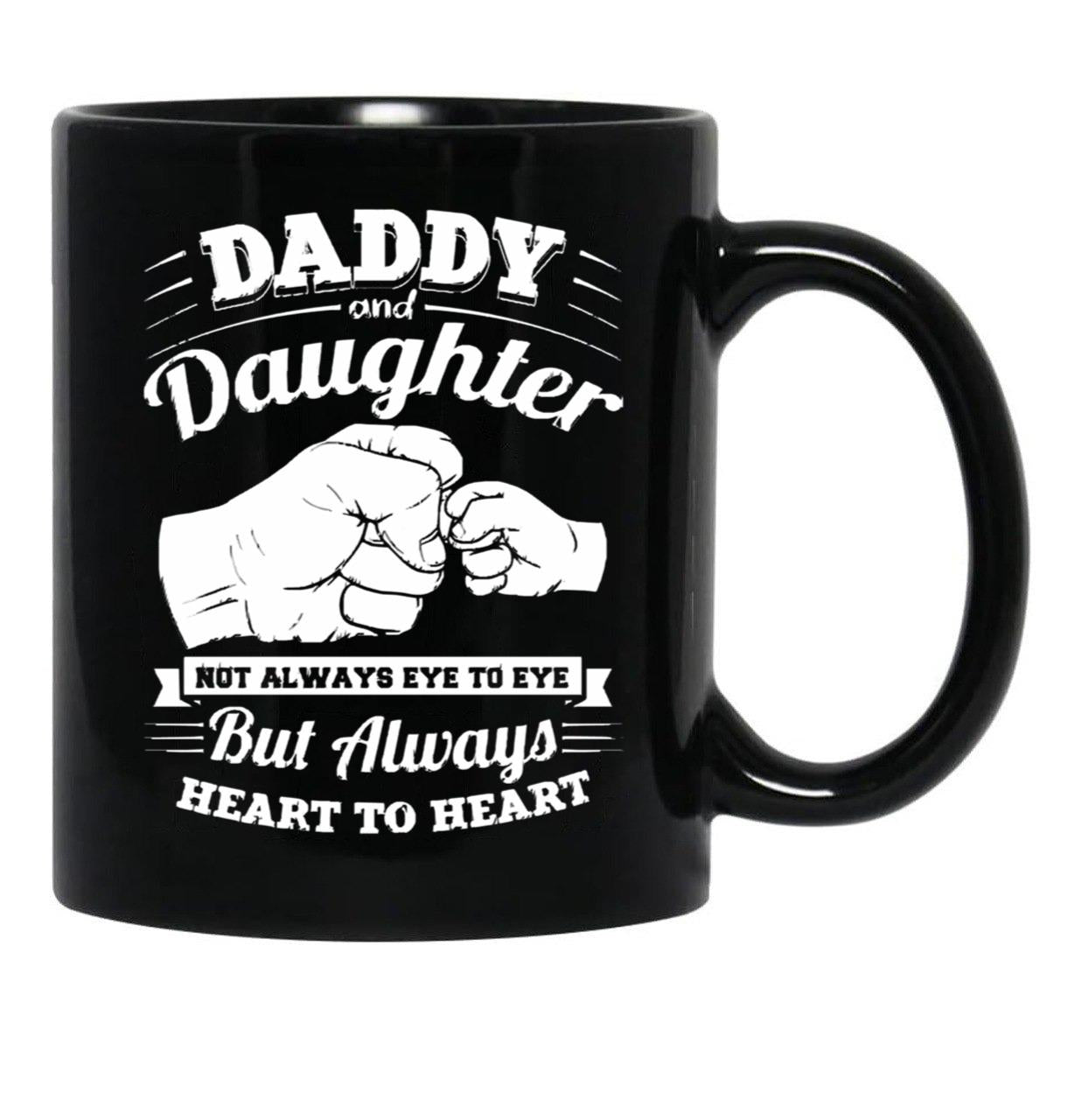 Daddy And Daughter Daddy And Daughter _By Doczen_ Black Coffee Mug - Black