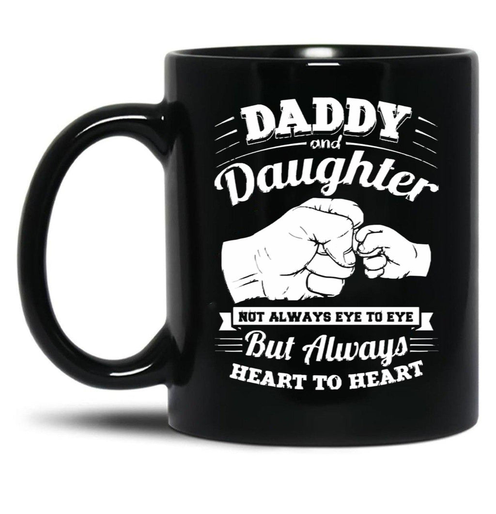 Daddy And Daughter Daddy And Daughter _By Doczen_ Black Coffee Mug