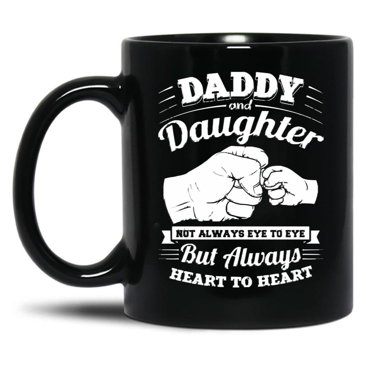 Daddy And Daughter Daddy And Daughter _By Doczen_ Black Coffee Mug