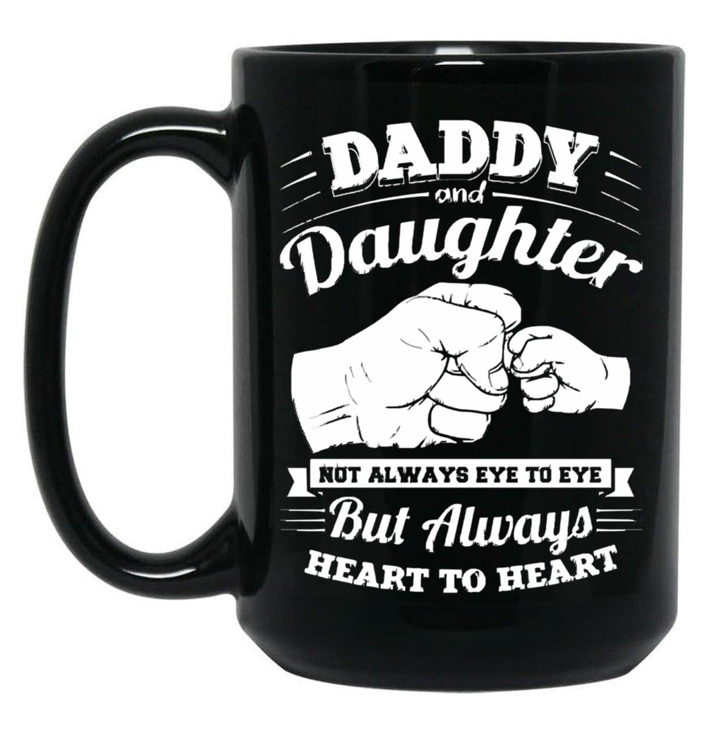 Daddy And Daughter Daddy And Daughter _By Doczen_ Black Coffee Mug