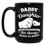 Daddy And Daughter Daddy And Daughter _By Doczen_ Black Coffee Mug