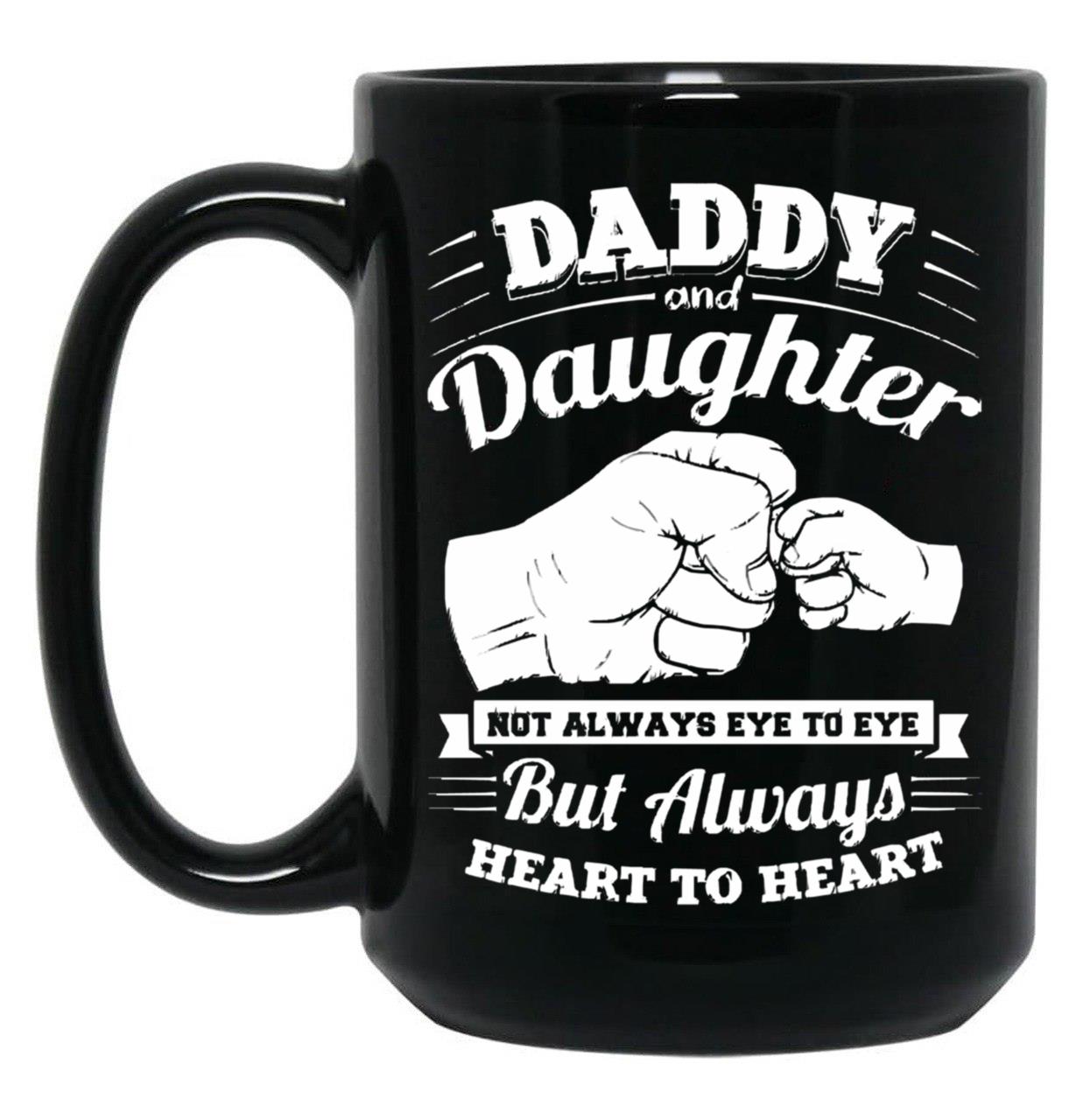 Daddy And Daughter Daddy And Daughter _By Doczen_ Black Coffee Mug