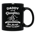 Daddy And Daughter Mugs Gift For Father And Daughter - Fathers Day Black Coffee Mug - Black