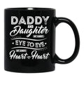 Daddy And Daughter (1) Black Coffee Mug - Black
