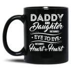 Daddy And Daughter (1) Black Coffee Mug