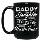 Daddy And Daughter (1) Black Coffee Mug