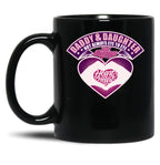 Daddy And Daughter (2) Black Coffee Mug