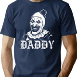 Daddy Art The Clown Horror Terrifier T-Shirt for Men & Women, T-Shirts Graphic Tee - Navy