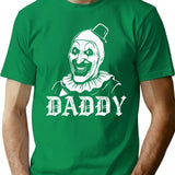 Daddy Art The Clown Horror Terrifier T-Shirt for Men & Women, T-Shirts Graphic Tee - Green