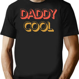 Daddy Cool Retro Style Father'S Day Gift T-Shirt for Men & Women, T-Shirts Graphic Tee - Black