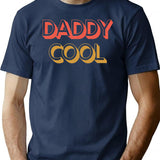 Daddy Cool Retro Style Father'S Day Gift T-Shirt for Men & Women, T-Shirts Graphic Tee - Navy