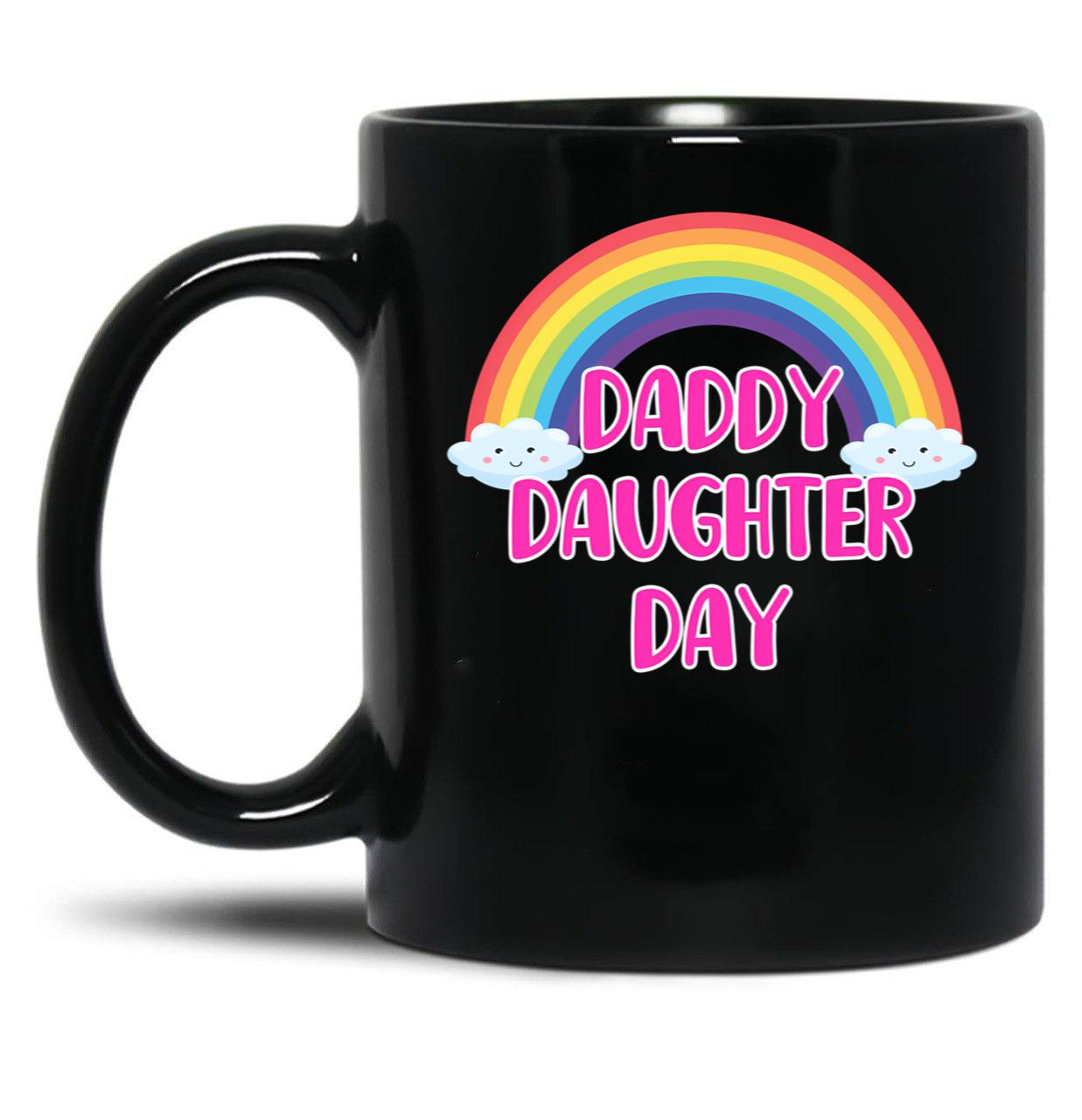 Daddy Daughter Day (1) Black Coffee Mug