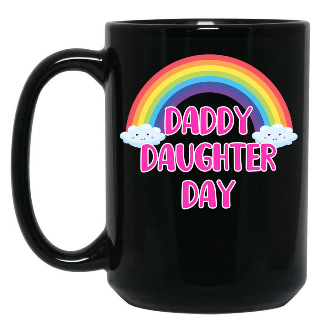 Daddy Daughter Day Black Coffee Mug
