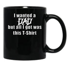 Daddy (1) Black Coffee Mug - Black