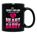 Daddy'S Girl Black Coffee Mug - Black