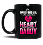 Daddy'S Girl Black Coffee Mug