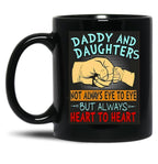 Daddy'S Girls Black Coffee Mug