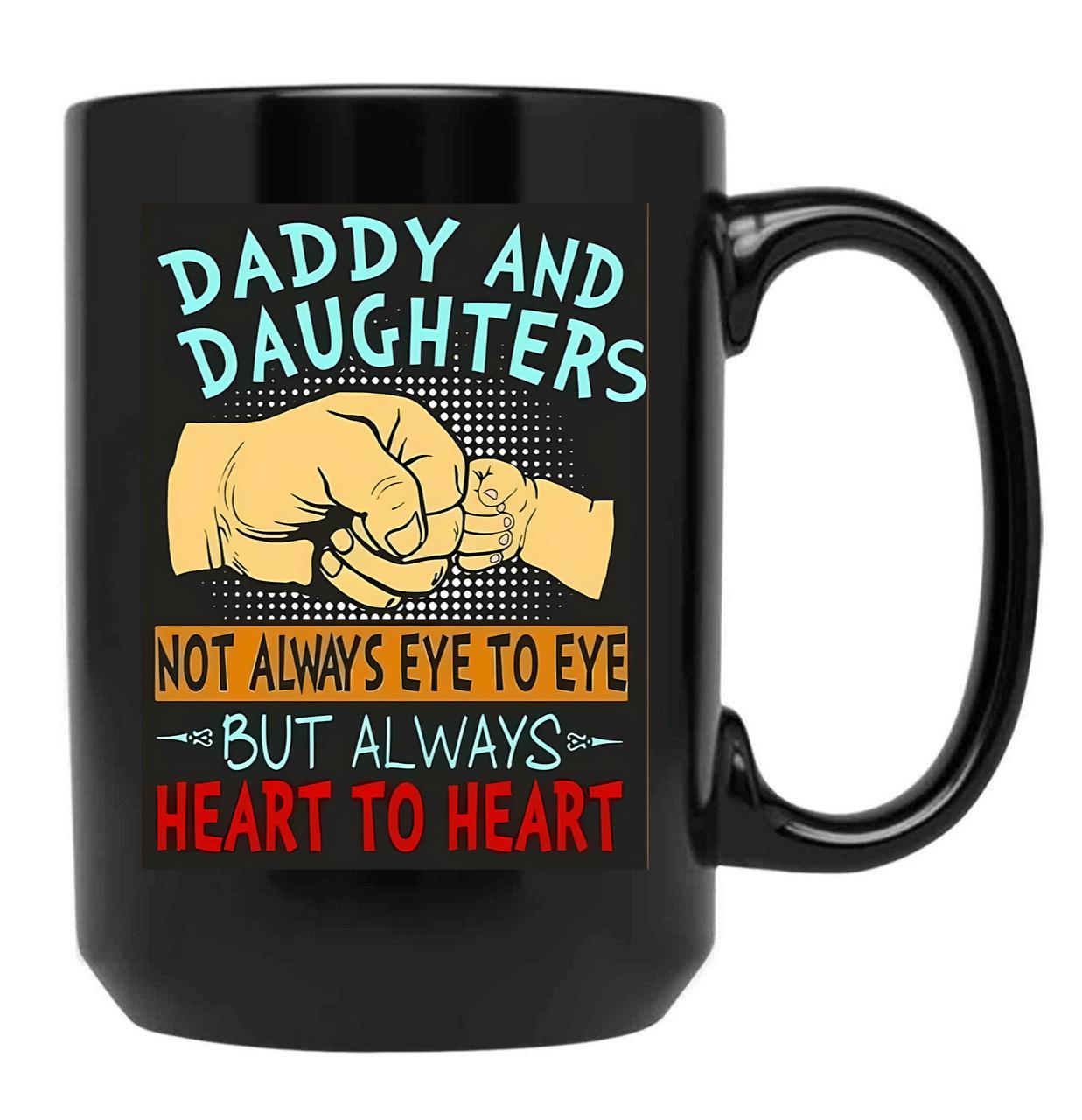 Daddy'S Girls Black Coffee Mug - Black