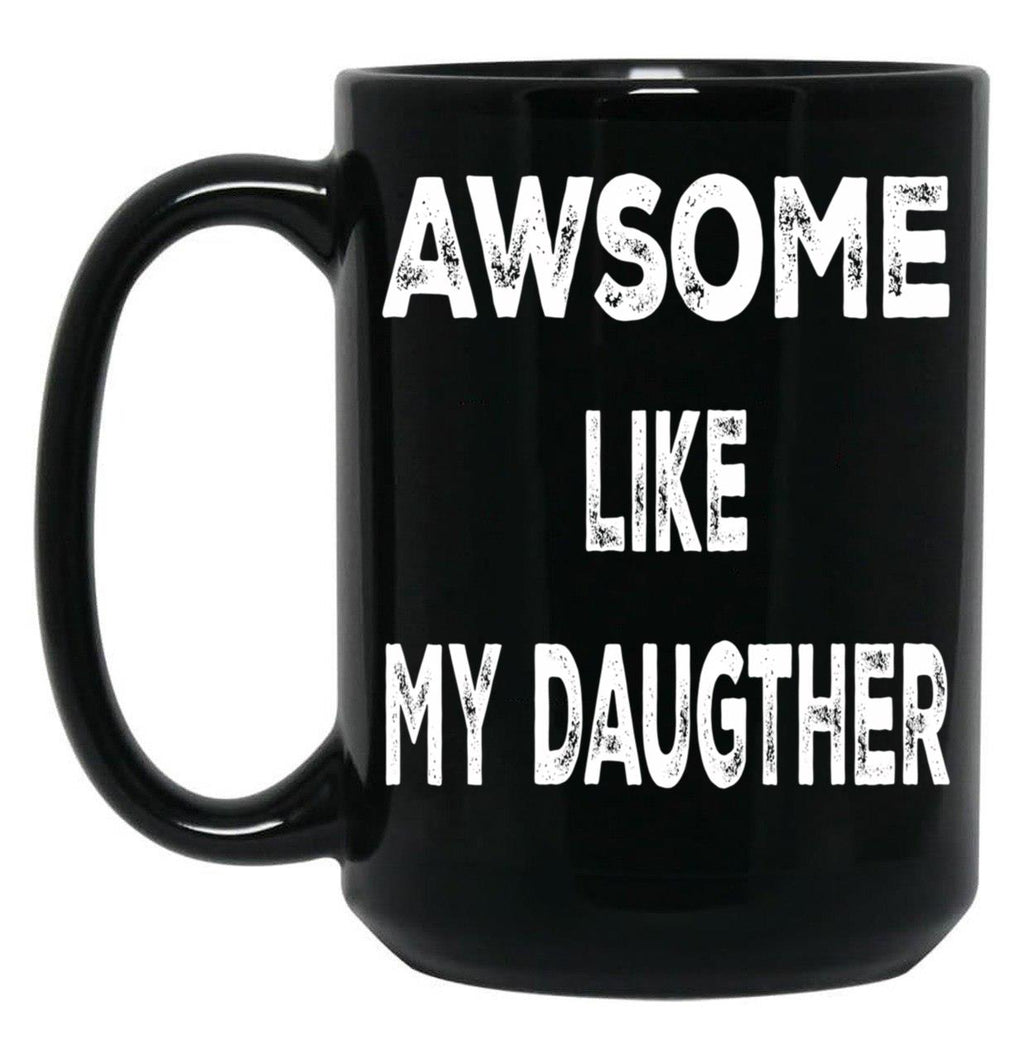 Daddys Girl Fathersday Gift Black Coffee Mug