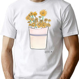 Daisies T-Shirt for Men & Women, T-Shirts Graphic Tee - White