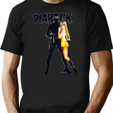 Danger Diabolik T-Shirt for Men & Women, T-Shirts Graphic Tee - Black