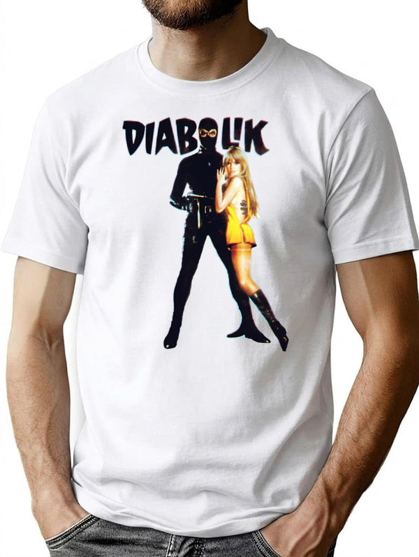 Danger Diabolik T-Shirt for Men & Women, T-Shirts Graphic Tee - White