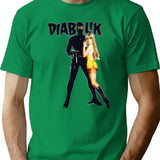 Danger Diabolik T-Shirt for Men & Women, T-Shirts Graphic Tee - Green