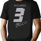 Daniel Ricciardo 3 - Rb Team_2024 T-Shirt for Men & Women, T-Shirts Graphic Tee - Black
