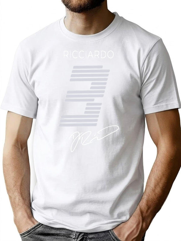 Daniel Ricciardo 3 - Rb Team_2024 T-Shirt for Men & Women, T-Shirts Graphic Tee - White