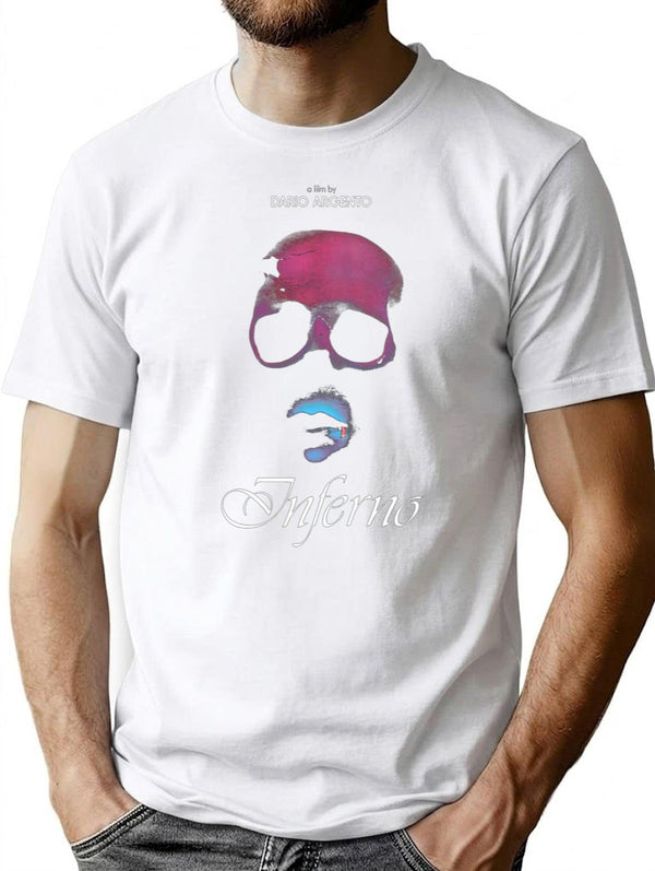 Dario Argento Inferno Horror Movie Classic Premium Heavyweight Cotton T-Shirt - White