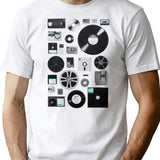 Data T-Shirt for Men & Women, T-Shirts Graphic Tee - White
