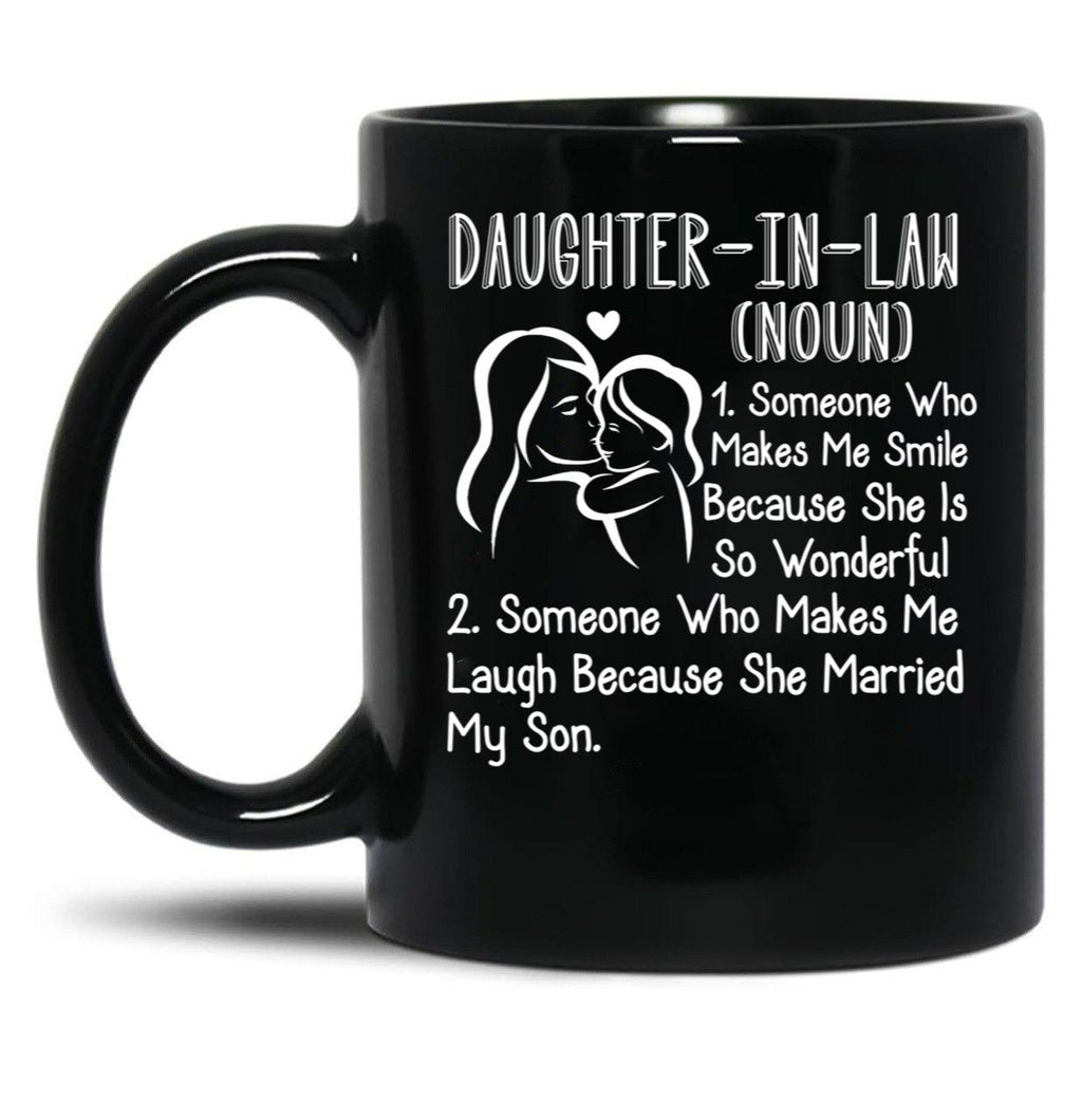 Daughter-In-Law Definition Black Coffee Mug