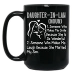 Daughter-In-Law Definition Black Coffee Mug