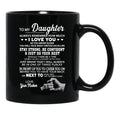 Daughter Love Your Mother Black Black Coffee Mug - Black