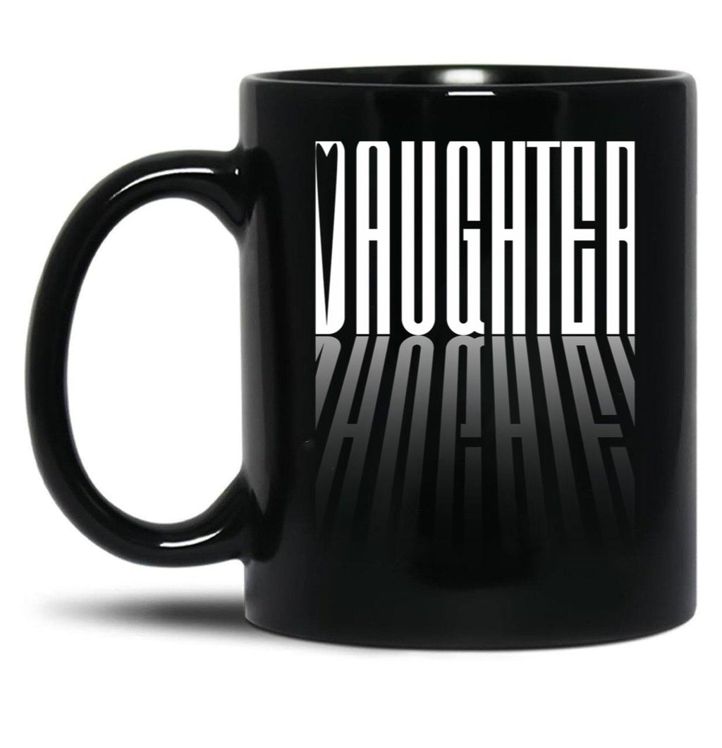 Daughter Love Black Coffee Mug