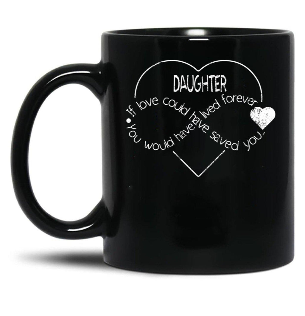 Daughter Personalized Sympathy GifMug Black Coffee Mug