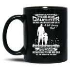 Daughter She Bought Me This Mug Black Coffee Mug