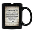 Daughter To My Dad Father Day Meaning Quotes Black Coffee Mug - Black