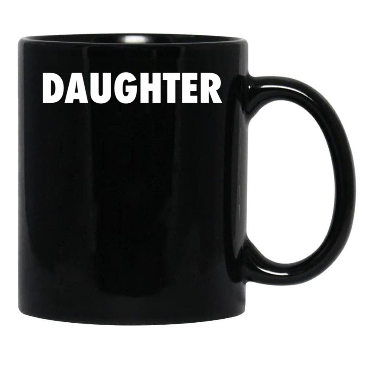 Daughter (1) Black Coffee Mug - Black