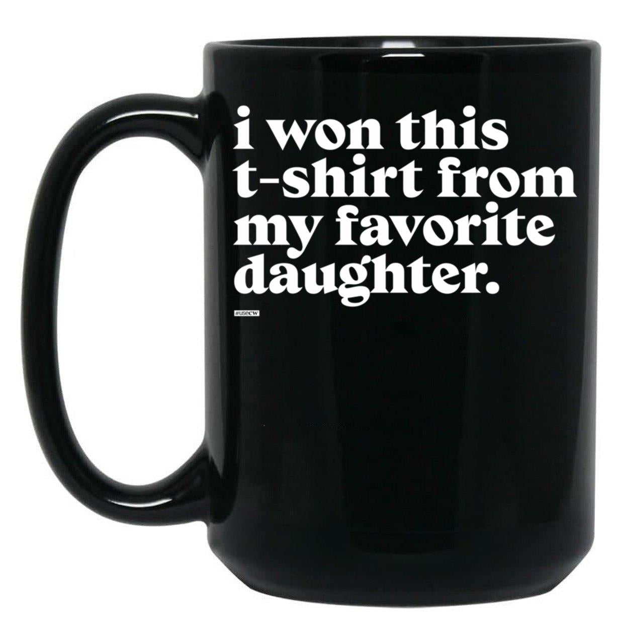Daughter (2) Black Coffee Mug