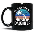 Daughters Love A Fathers Unbreakable Bond Black Coffee Mug