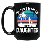 Daughters Love A Fathers Unbreakable Bond Black Coffee Mug